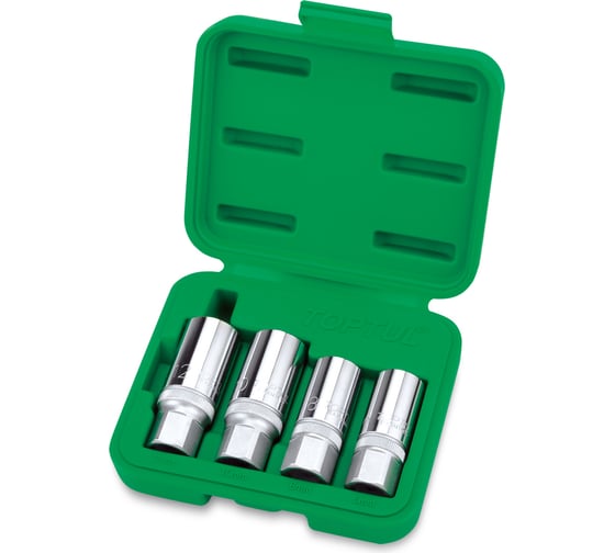 Изображение товара Набор шпильковертов TOPTUL 6/8/10/12 мм, 4 предмета GAAI0401