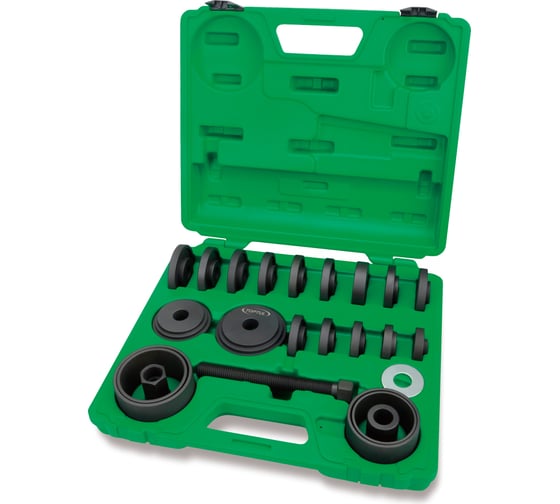 Изображение товара Набор оправок для монтажа и демонтажа ступичных подшипников TOPTUL кейс, 24 предмета JGAI2401