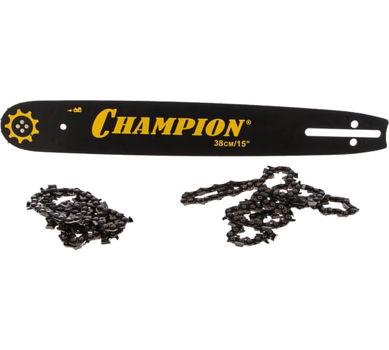 Изображение товара Набор шина (15"; 0.325"; 1.5 мм; 64 звена) + 2 цепи Champion 952934