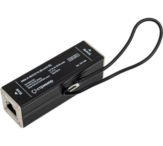 Изображение товара Устройство защиты от импульсных перенапряжений Стример для информационных систем РИФ-И 48/0,5/10 (8)-кат6 (Б) 201008