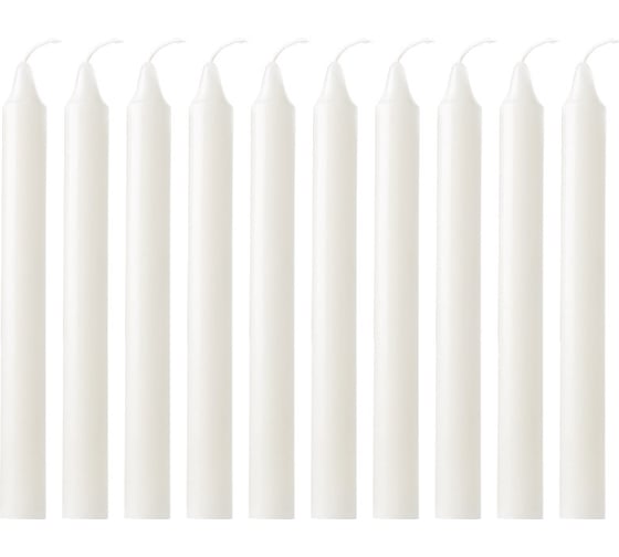 Изображение товара Хозяйственные свечи Рыжий кот 36 г, в упаковке 10 шт 105740