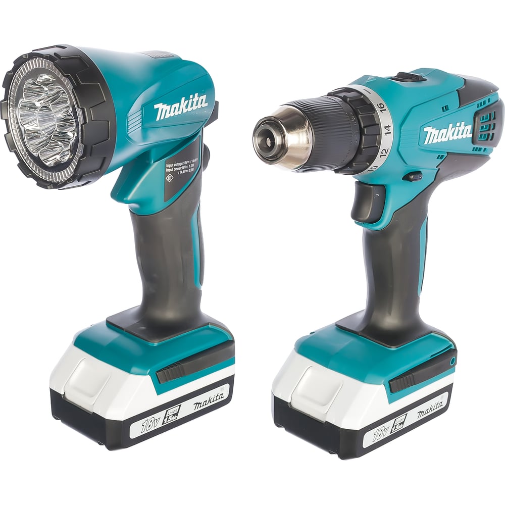 фото Аккумуляторная дрель-шуруповерт makita df457dwle