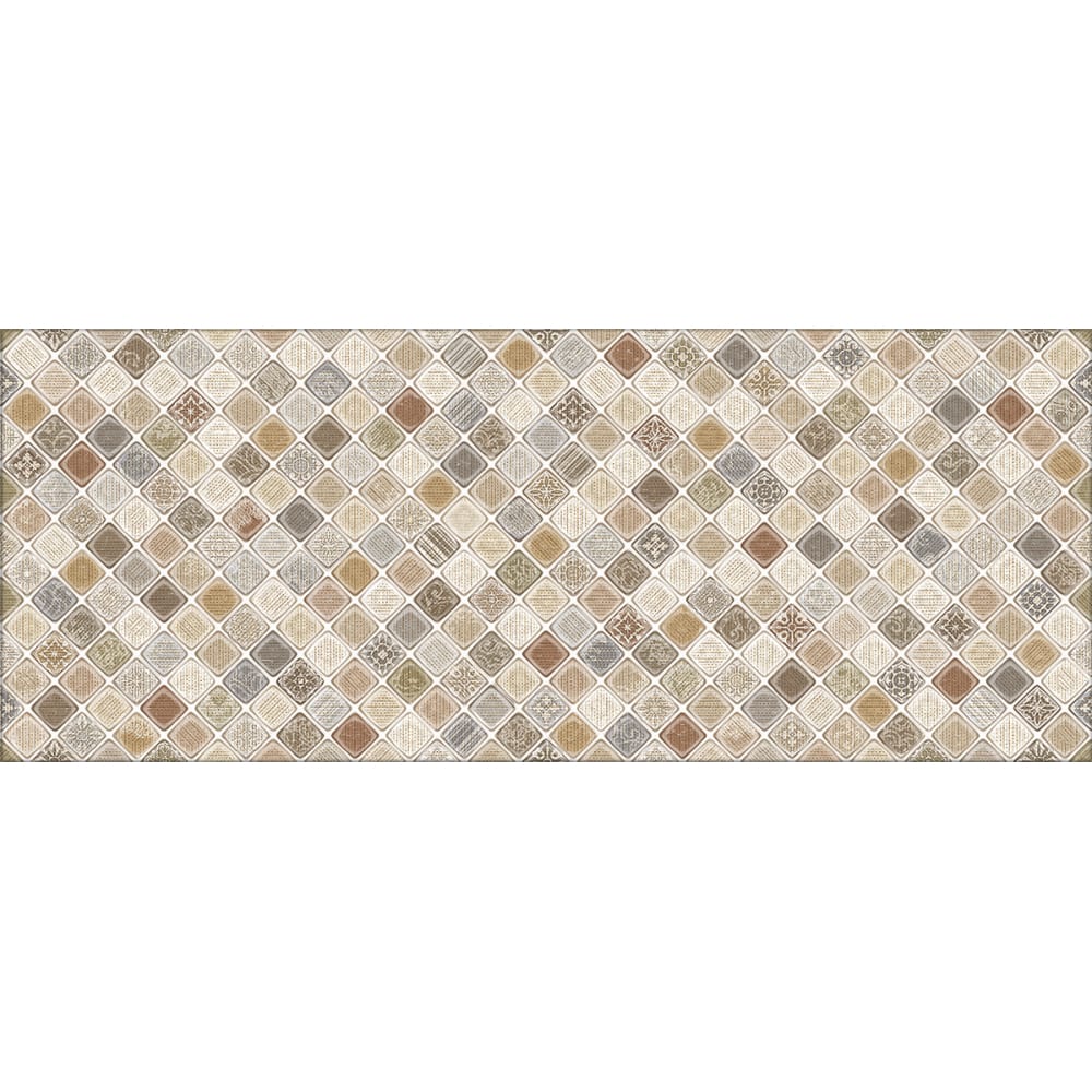Плитка Azori Ceramica, цвет бежевый/коричневый 509481101 Veneziano mosaico, 20.1x50.5 см - фото 1