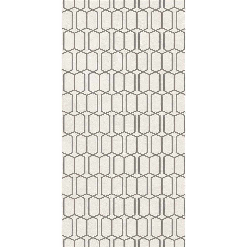 Плитка Azori Ceramica серьги геометрия зебра чёрно белый в серебре