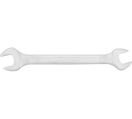 Изображение товара Двусторонний рожковый ключ NORGAU тип N6-16x17 16х17, длина 204 мм 060107178