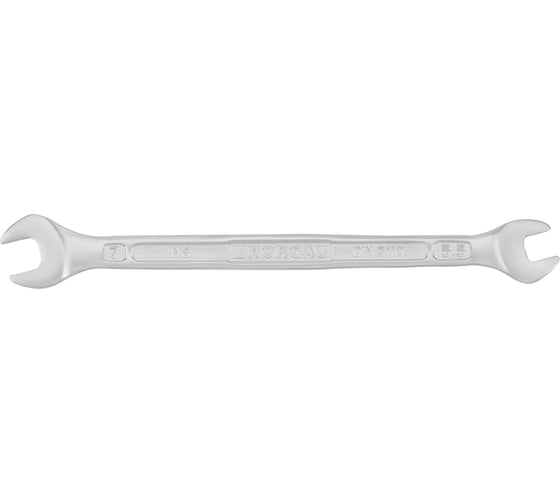 Изображение товара Рожковый двусторонний ключ NORGAU 5.5х7 мм, 123 мм 060107091