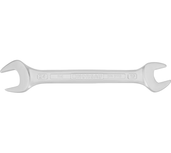Изображение товара Двусторонний рожковый ключ NORGAU тип N6-19x24 19х24, длина 237 мм 060107202