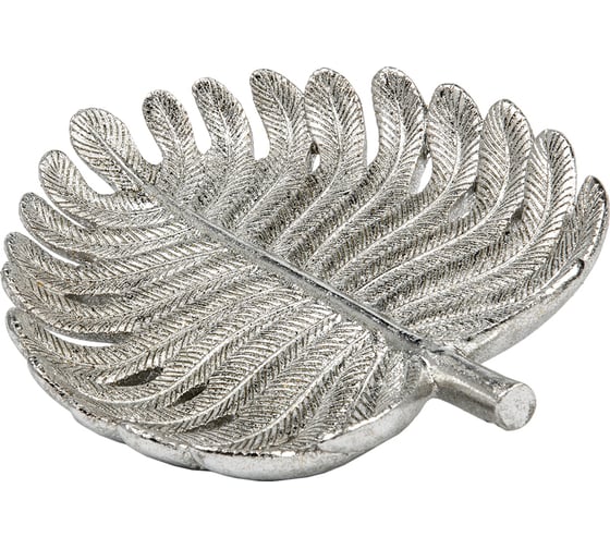 Изображение товара Блюдо Вещицы пальмовый лист, 208х173х28, серебряный Fancy20