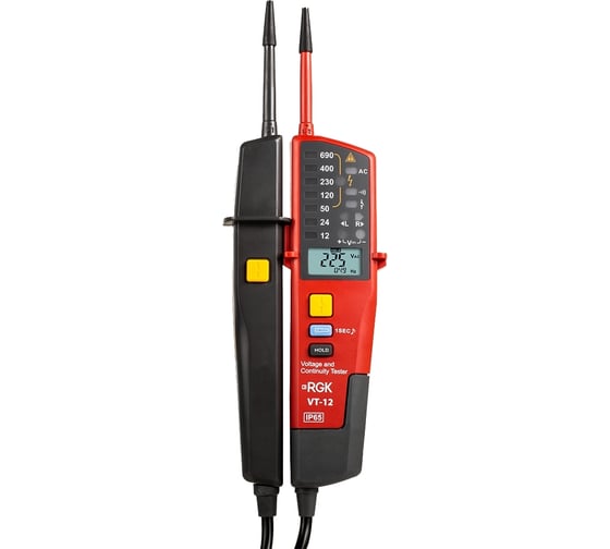 Изображение товара Тестер напряжения RGK VT-12 с поверкой 779616