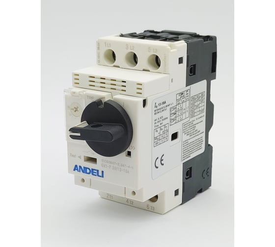 Изображение товара Пускатель ANDELI gv2-p20 13a~18a с поворотной ручкой ADL06-626