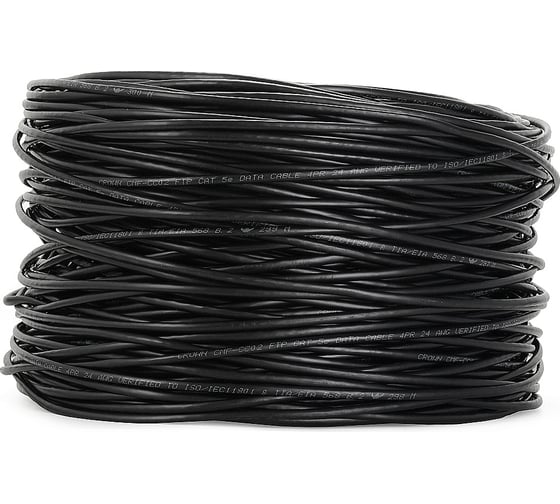 Изображение товара Сетевой кабель Crown cmu-cc02 black CM000000250