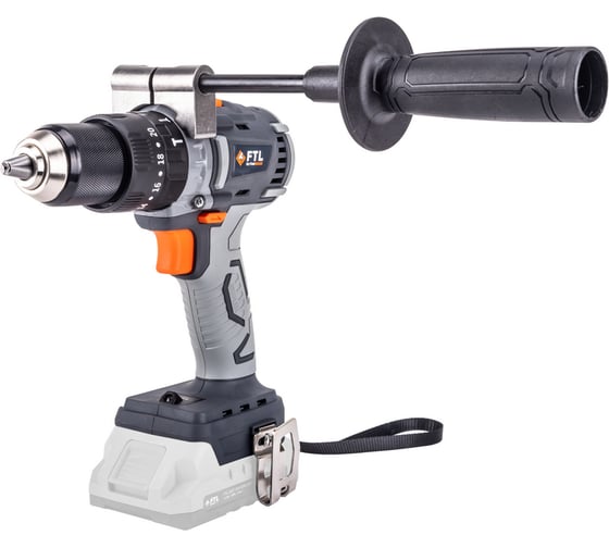 Изображение товара Аккумуляторная ударная дрель-шуруповерт FTL PSR-XI 20V EVO, бесщеточный двигатель, 60 Нм, 20 В, клипса на ремень, боковая ручка, без АКБ, без ЗУ, цв. коробка 8050