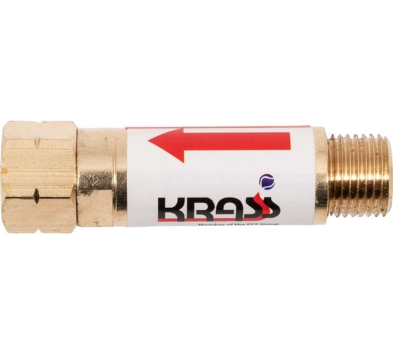 Изображение товара Затвор предохранительный ЗП-Г-20 пропан, ацетилен вход резака/горелки KRASS 2117571