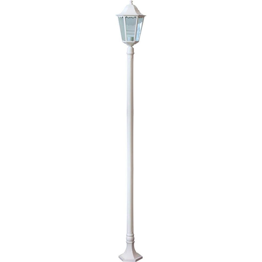 Садово-парковый светильник-столб FERON миска 2100 мл круглая стекло синий 5 шт