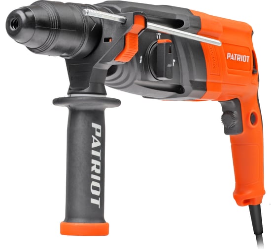 Изображение товара Перфоратор PATRIOT RH 263Q SDS+, мощность 880 Вт, 2.9 Дж, 3 режима работы, быстросменный патрон QCC, макс.диаметр 26 мм, глубиномер, кейс 140301314