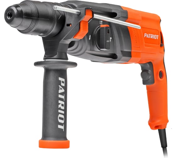 Изображение товара Перфоратор PATRIOT RH 243Q SDS+, мощность 770 Вт, 2.6 Дж, 3 режима работы, быстросменный патрон QCC, макс.диаметр 24 мм, глубиномер, кейс 140301344