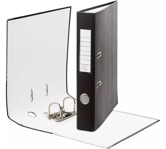 Изображение товара Папка-регистратор Attache 50 мм ПБП1 черный с металлическим уголком 1203868