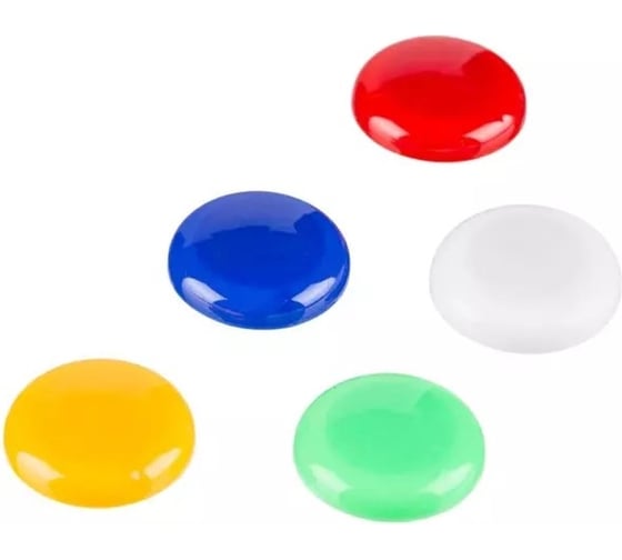 Изображение товара Магнитный держатель для досок Attache диаметр 30 мм, 5 шт в упаковке, ассорти 1288258