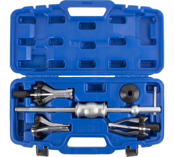 Изображение товара 3-х лапые съемники в комплекте с обратным молотком WIEDERKRAFT WDK-82011