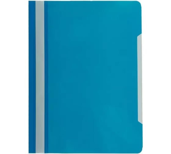 Изображение товара Пластиковый скоросшиватель Attache A4 до 100 листов голубой 10 шт в упаковке 993235