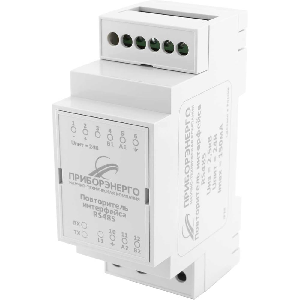 Изображение товара Повторитель интерфейса RS485 НТК Приборэнерго 24В 12 разъемов