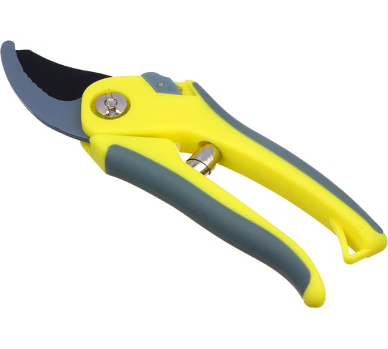 Изображение товара Садовый секатор INBLOOM 20.5 см, углеродистая сталь 50, пластик, двухкомпонентные ручки 186-004