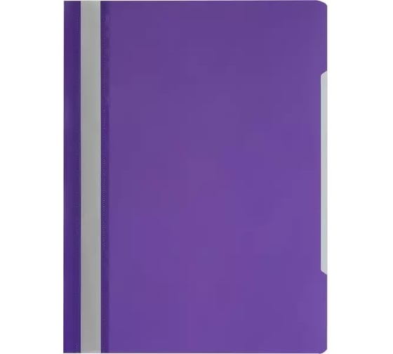Изображение товара Пластиковый скоросшиватель Attache Economy A4 100/120, фиолетовый, 10 шт в упаковке 993238