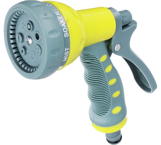 Изображение товара Пистолет-разбрызгиватель INBLOOM 7 режимов, пластиковый 160-124