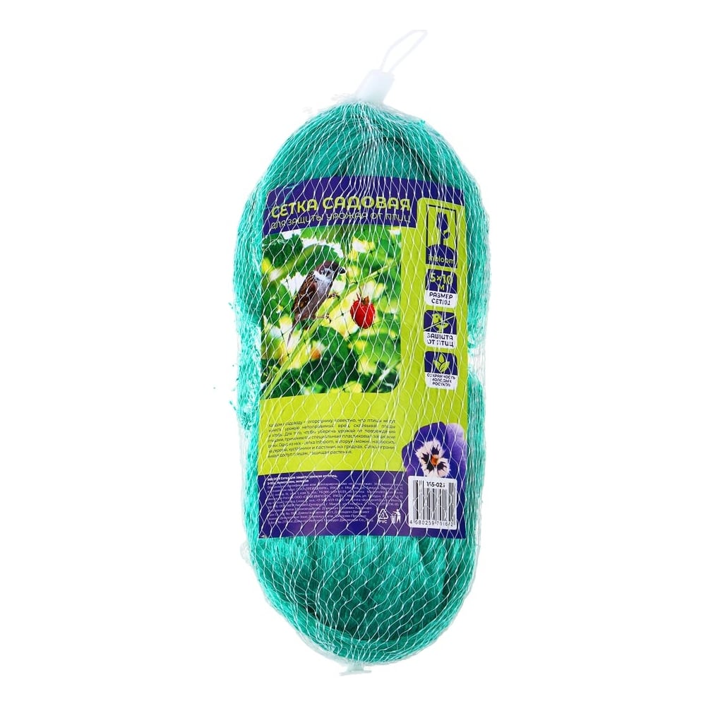 Изображение товара Сетка INBLOOM 5x10 м ПЭ 25x25 мм зелёная