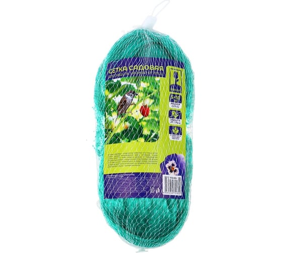 Изображение товара Сетка для защиты урожая от птиц INBLOOM 5x10 м, полиэтилен, зеленая 165-023