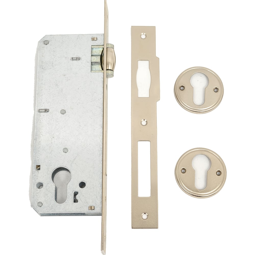 Изображение товара Врезной цилиндровый узкопрофильный замок KALE KILIT 154, BS40, R, 23NP, SP, Ros, STB 15440000006