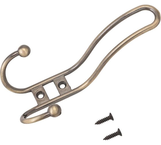 Изображение товара Крючок-вешалка СТАНДАРТ 208 A AB ст.бронза ЕВРОПАКЕТ 10213