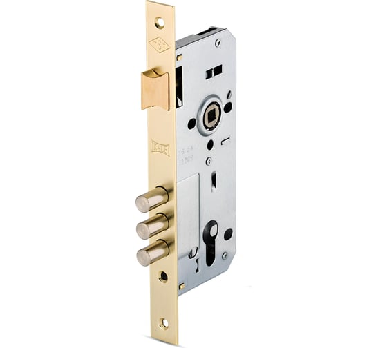 Изображение товара Врезной замок KALE KILIT цилиндровый для деревянных дверей 152R, 3MR, 85BS45, 23BP, w/o SP, w/o Ros, STB 152R4500565