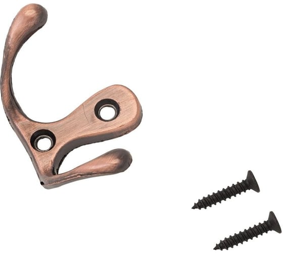 Изображение товара Крючок-вешалка СТАНДАРТ 002 AC медь ЕВРОПАКЕТ 10191