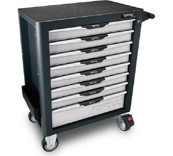 Изображение товара Инструментальная тележка с набором инструментов TOPTUL 8 ящиков, 322 предмета GE-32203