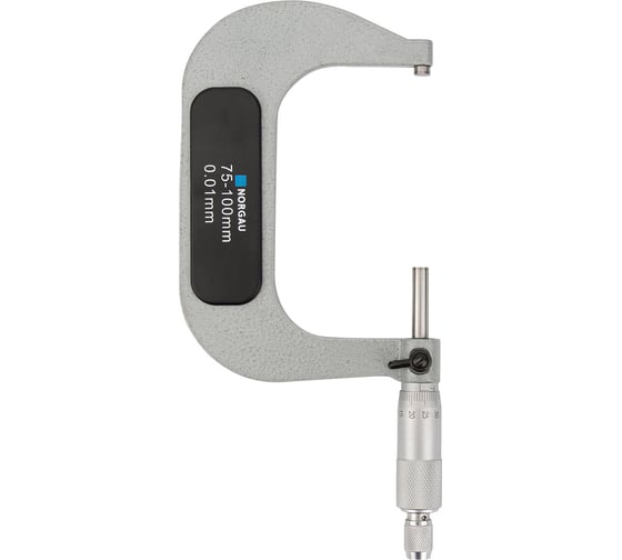 Изображение товара Микрометр NORGAU гладкий 75-100 мм/0,01 мм, тип NM-100 041001100