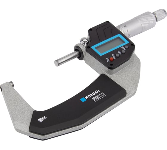 Изображение товара Цифровой микрометр NORGAU 50-75 мм/0,001 мм, тип NMD-7565D 041057075