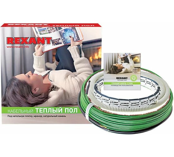 Изображение товара Тёплый пол REXANT Slim RNB-30-550, 550Вт, 30м, 2,5-3,6м², двухжильный 51-0503-3