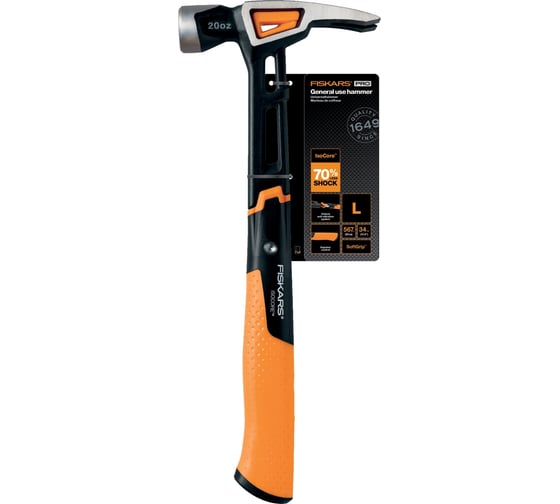 Изображение товара Столярный молоток Fiskars 20oz/13.5" 1020214