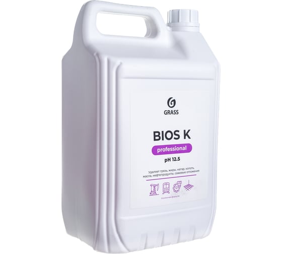 Изображение товара Моющее средство от жира нагара копоти Grass BIOS K  5л 125196