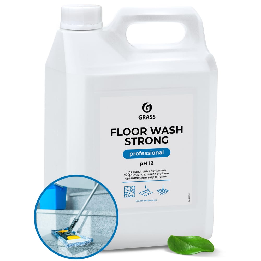 фото Универсальное средство для мытья пола grass floor wash 5л для паркета ламината 125193