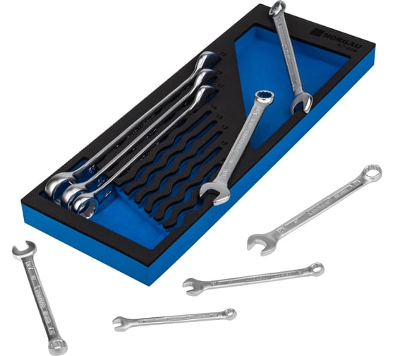 Изображение товара Набор комбинированных гаечных ключей NORGAU тип N7-009 9 шт 060207809