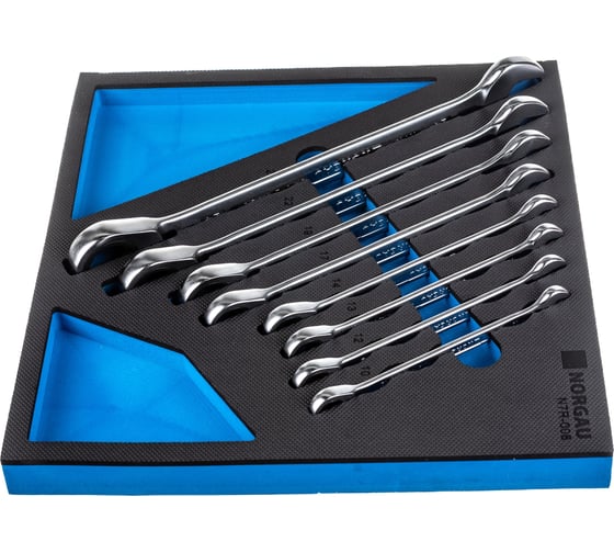 Изображение товара Набор комбинированных гаечных ключей NORGAU N7R-008 8 шт 060240808
