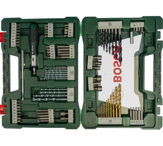 Изображение товара Набор принадлежностей V-line (91 шт.) Bosch 2607017195