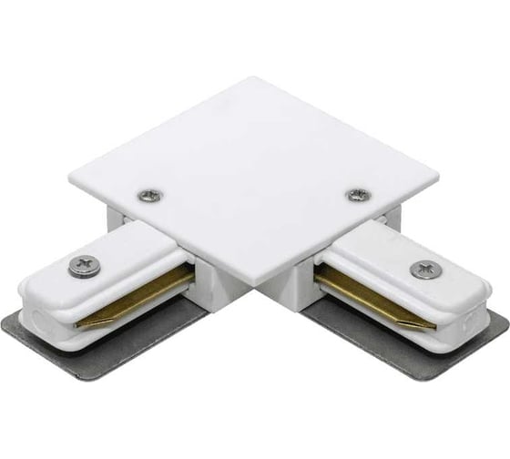 Изображение товара L образный коннектор для встраиваемого трека SWG угловой белый KXZ-RC-WH-L