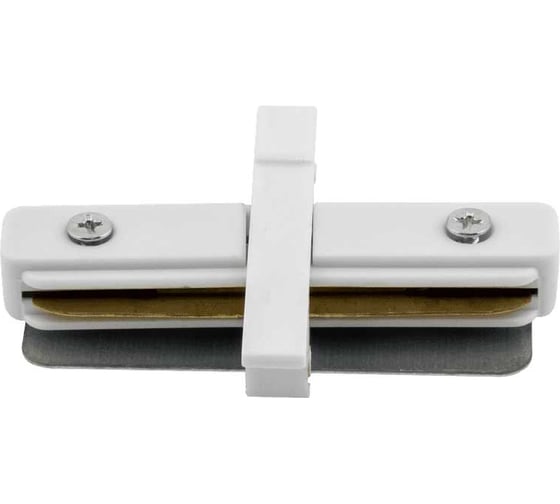 Изображение товара I образный коннектор для встраиваемого трека SWG прямой белый KXZ-RC-WH-I
