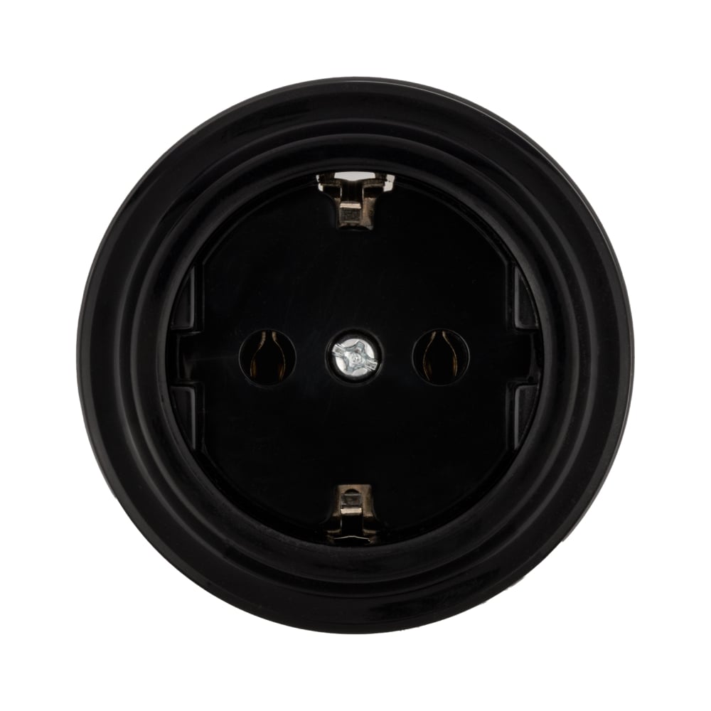 Изображение товара Розетка TDM ELECTRIC 2П+З 16А 250В черная «Виви» SQ1820-1212