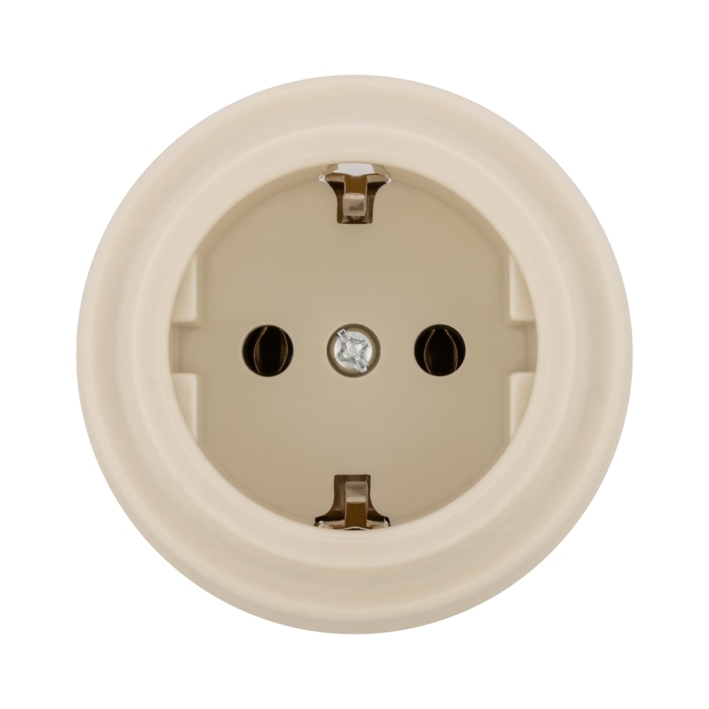 Изображение товара Розетка TDM ELECTRIC 2П+З 16А 250В слоновая кость серия Виви