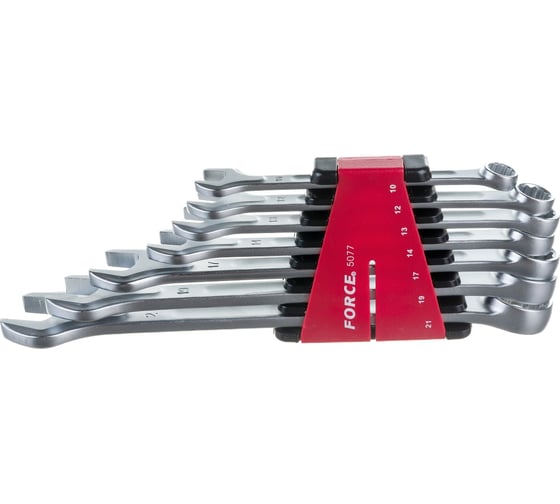 Изображение товара Набор ключей FORCE 7 предметов 10-21мм 5077