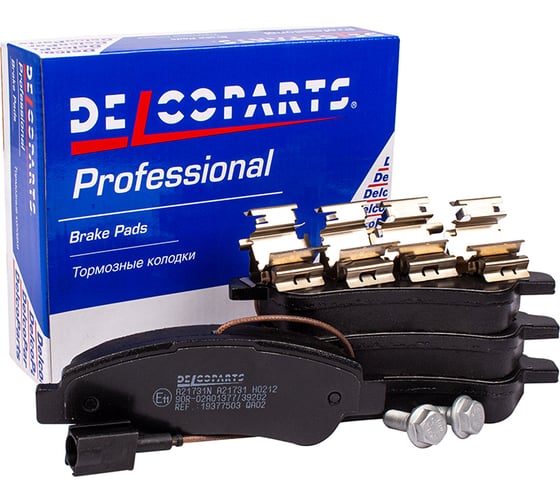 Изображение товара Колодки тормозные задние дисковые Delcoparts 19377503
